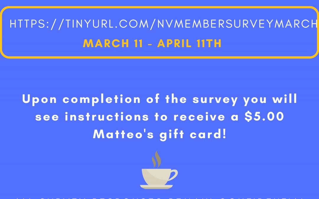 New View Member’s Feedback Survey!