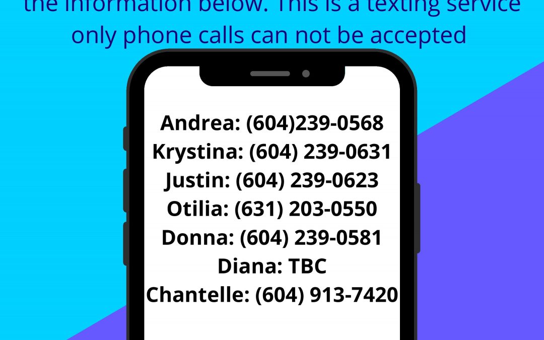 Texting is now available with Clubhouse staff!