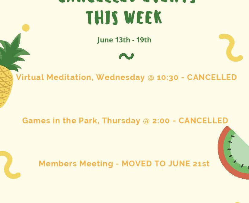 Cancelled Events