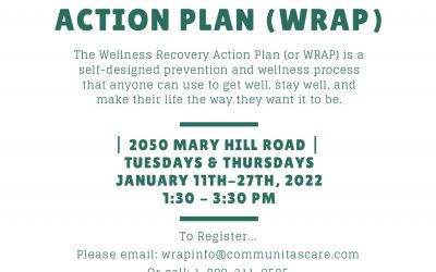 Wellness Recovery Action Plan (WRAP) upcoming workshop