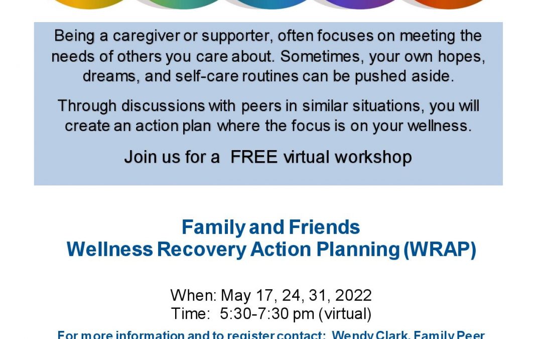 Family and Friends Wellness Recovery Action Planning (WRAP)