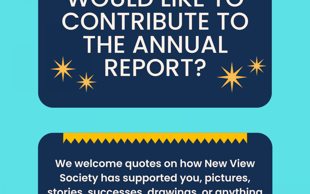 Looking for Annual Report Contributions!